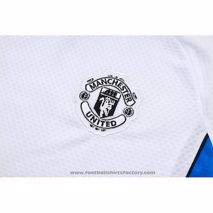 Tracksuit Manchester United Short Sleeve 2025-2026 White - Shorts